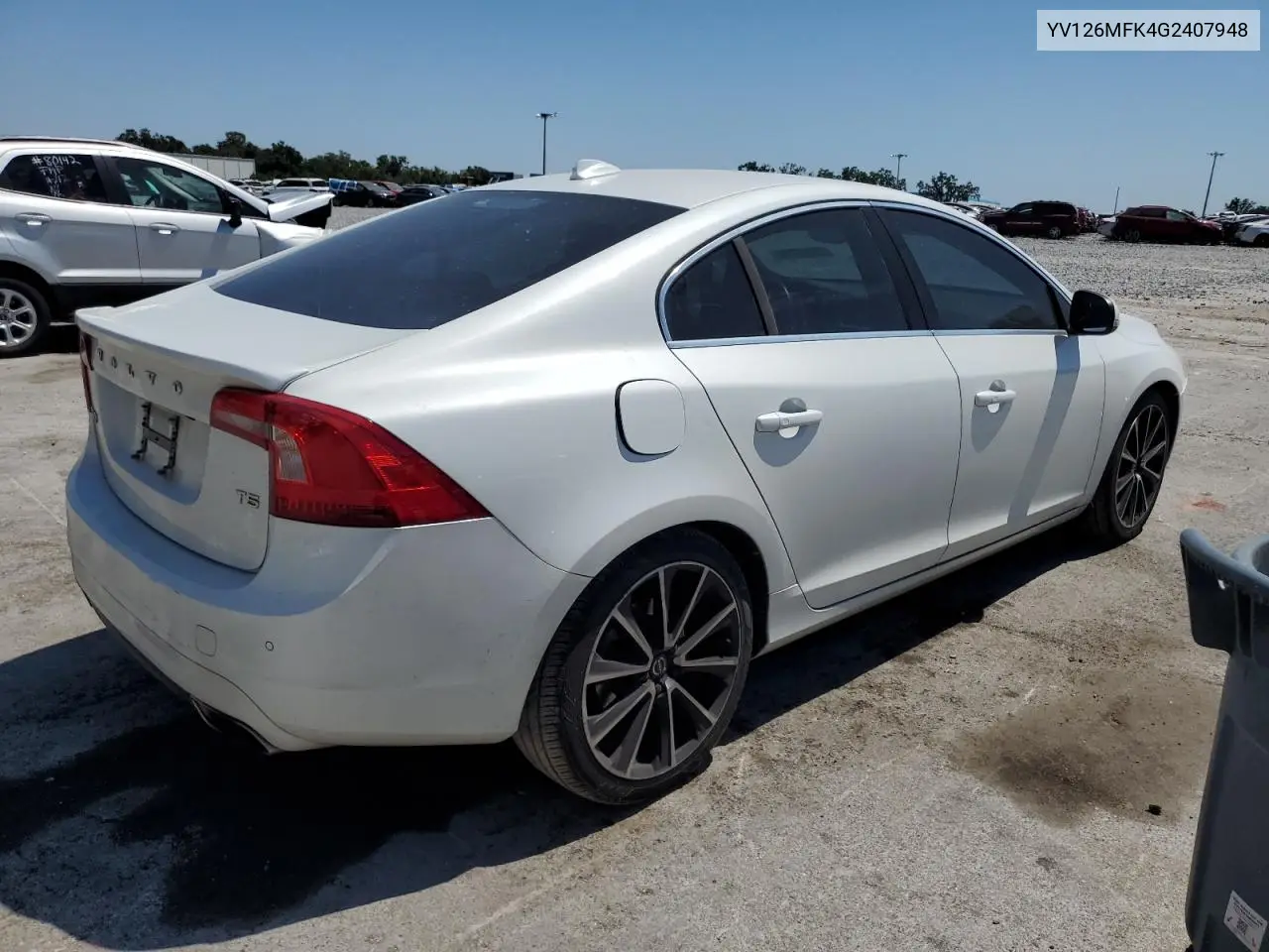 2016 Volvo S60 Premier VIN: YV126MFK4G2407948 Lot: 53395205