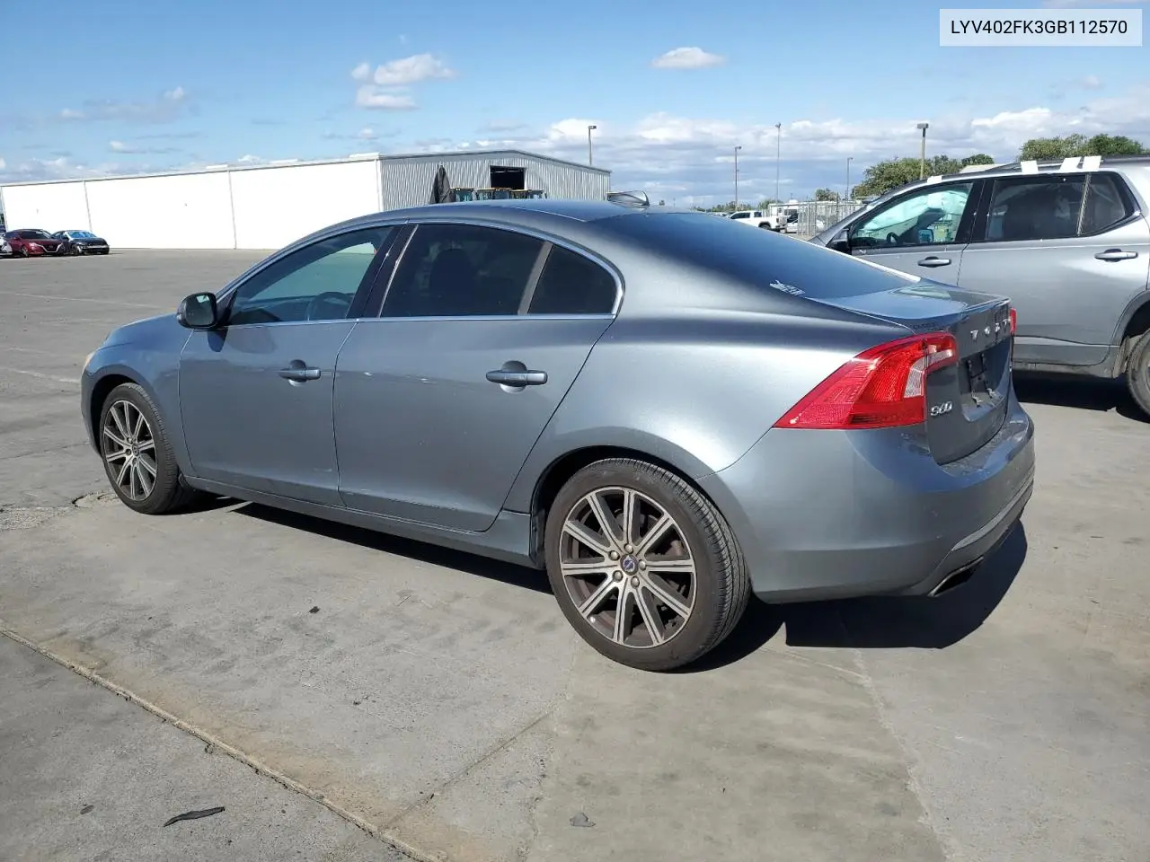 2016 Volvo S60 Premier VIN: LYV402FK3GB112570 Lot: 56982145
