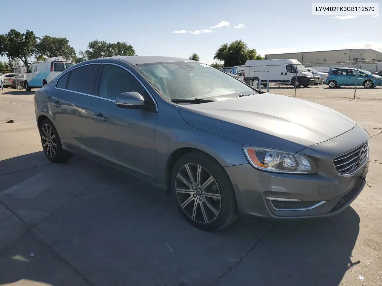 2016 Volvo S60 Premier VIN: LYV402FK3GB112570 Lot: 56982145