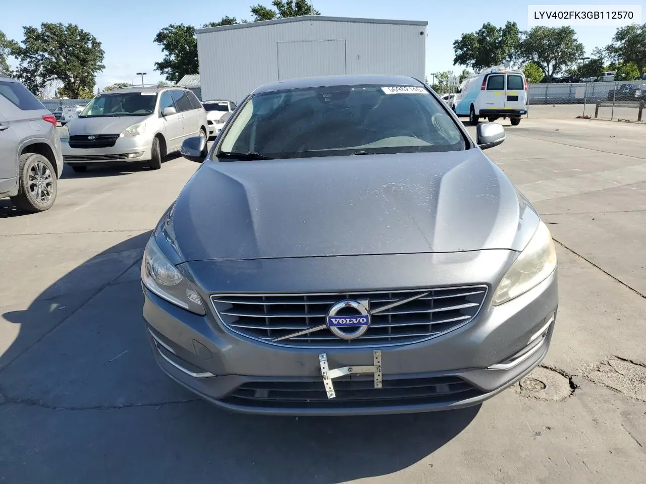 2016 Volvo S60 Premier VIN: LYV402FK3GB112570 Lot: 56982145
