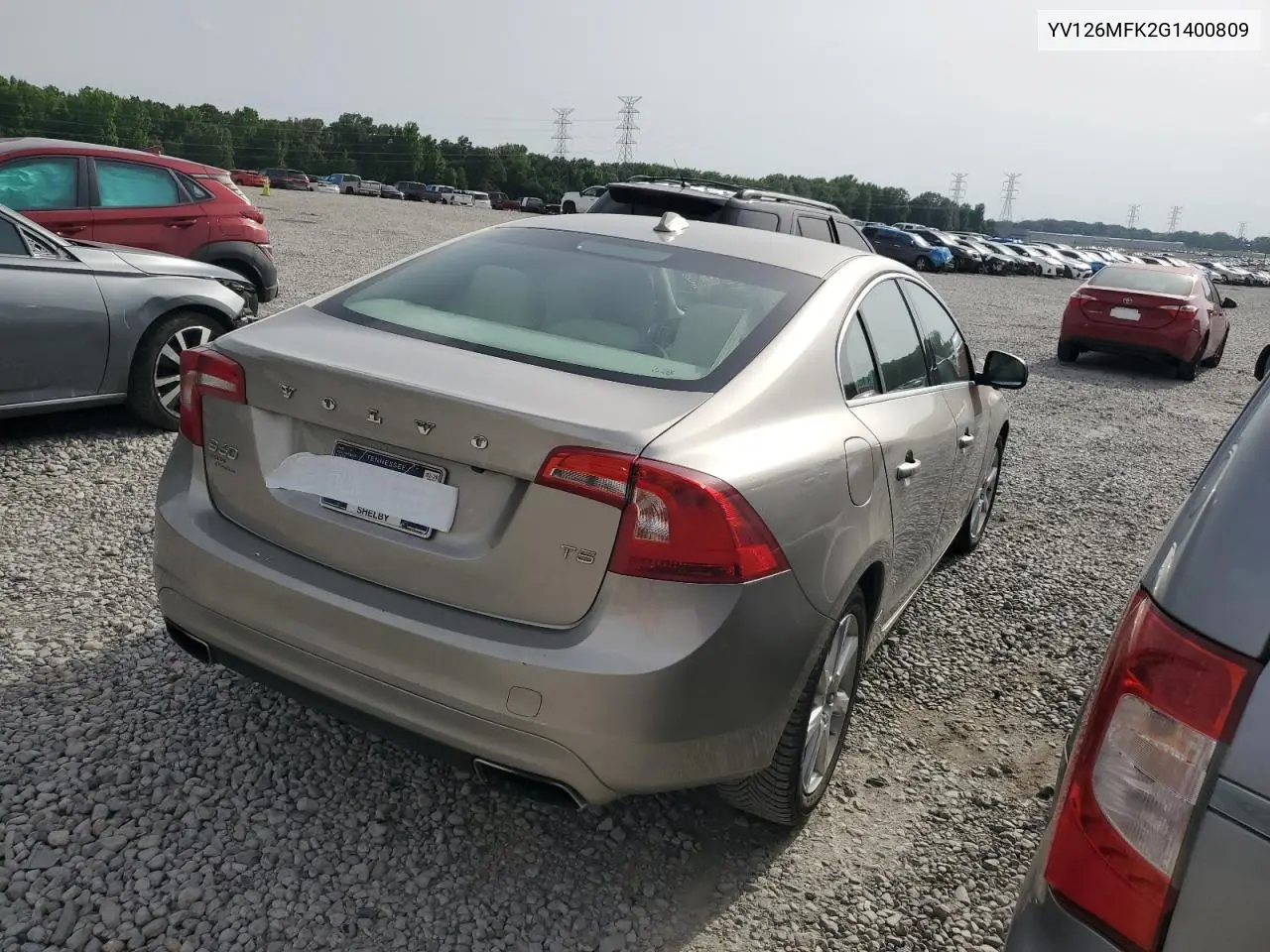 2016 Volvo S60 Premier VIN: YV126MFK2G1400809 Lot: 57175585