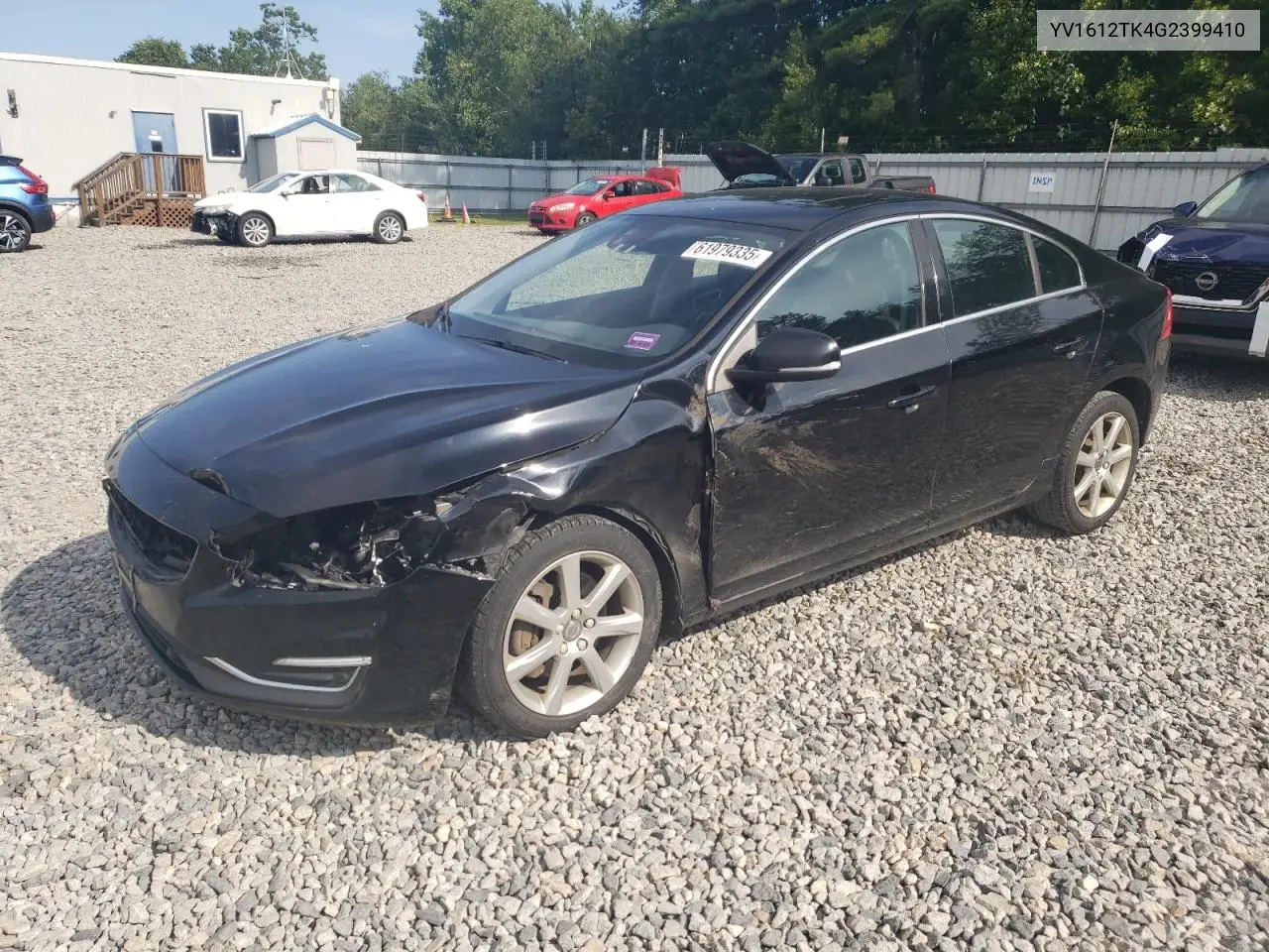 2016 Volvo S60 Premier VIN: YV1612TK4G2399410 Lot: 61979335