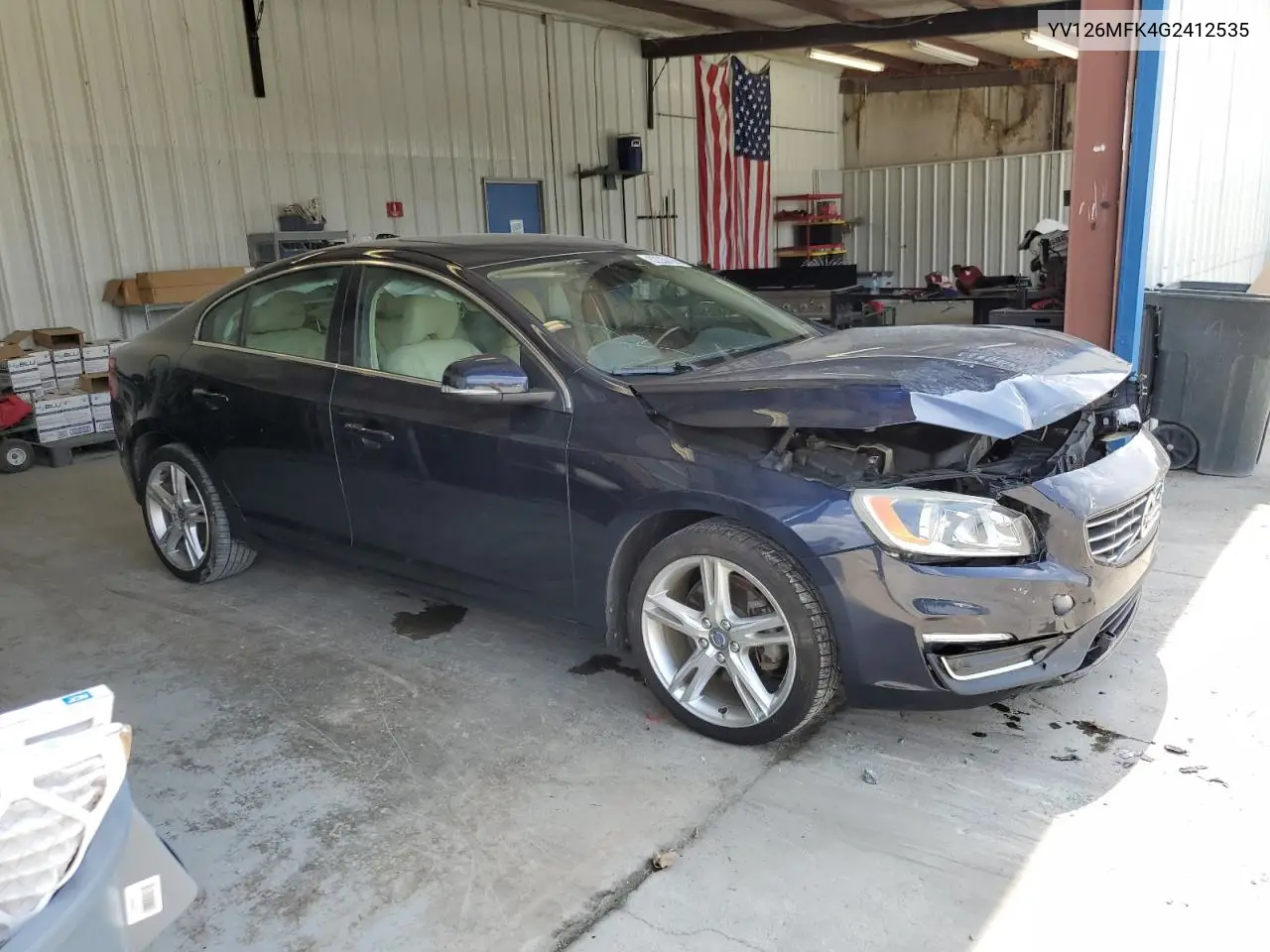 2016 Volvo S60 Premier VIN: YV126MFK4G2412535 Lot: 62266135