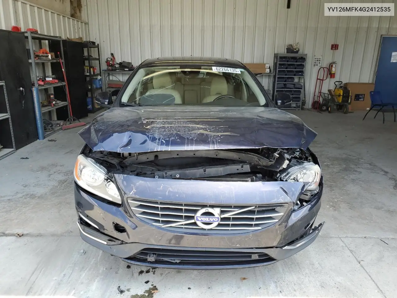 2016 Volvo S60 Premier VIN: YV126MFK4G2412535 Lot: 62266135