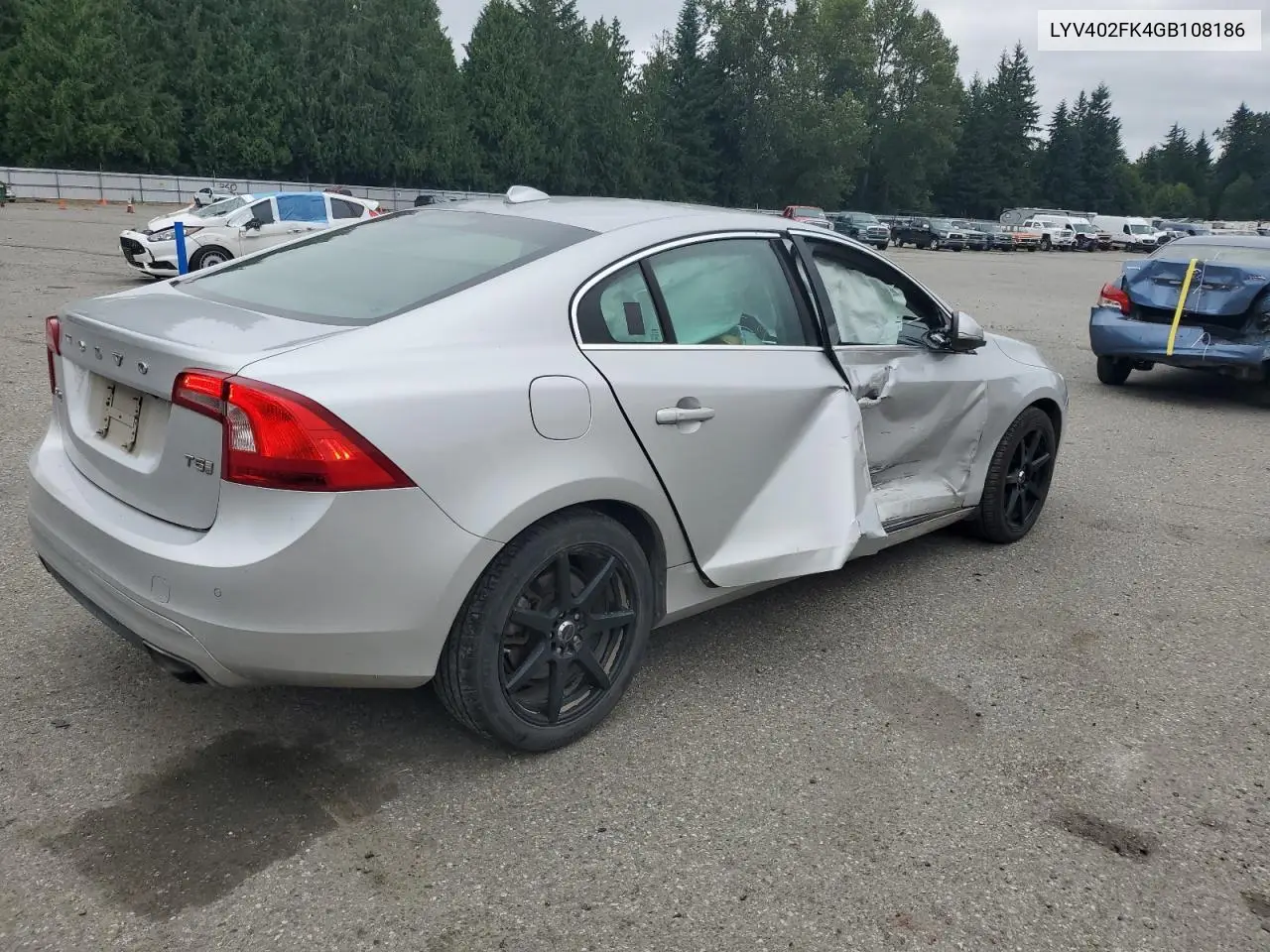 2016 Volvo S60 Premier VIN: LYV402FK4GB108186 Lot: 62297125