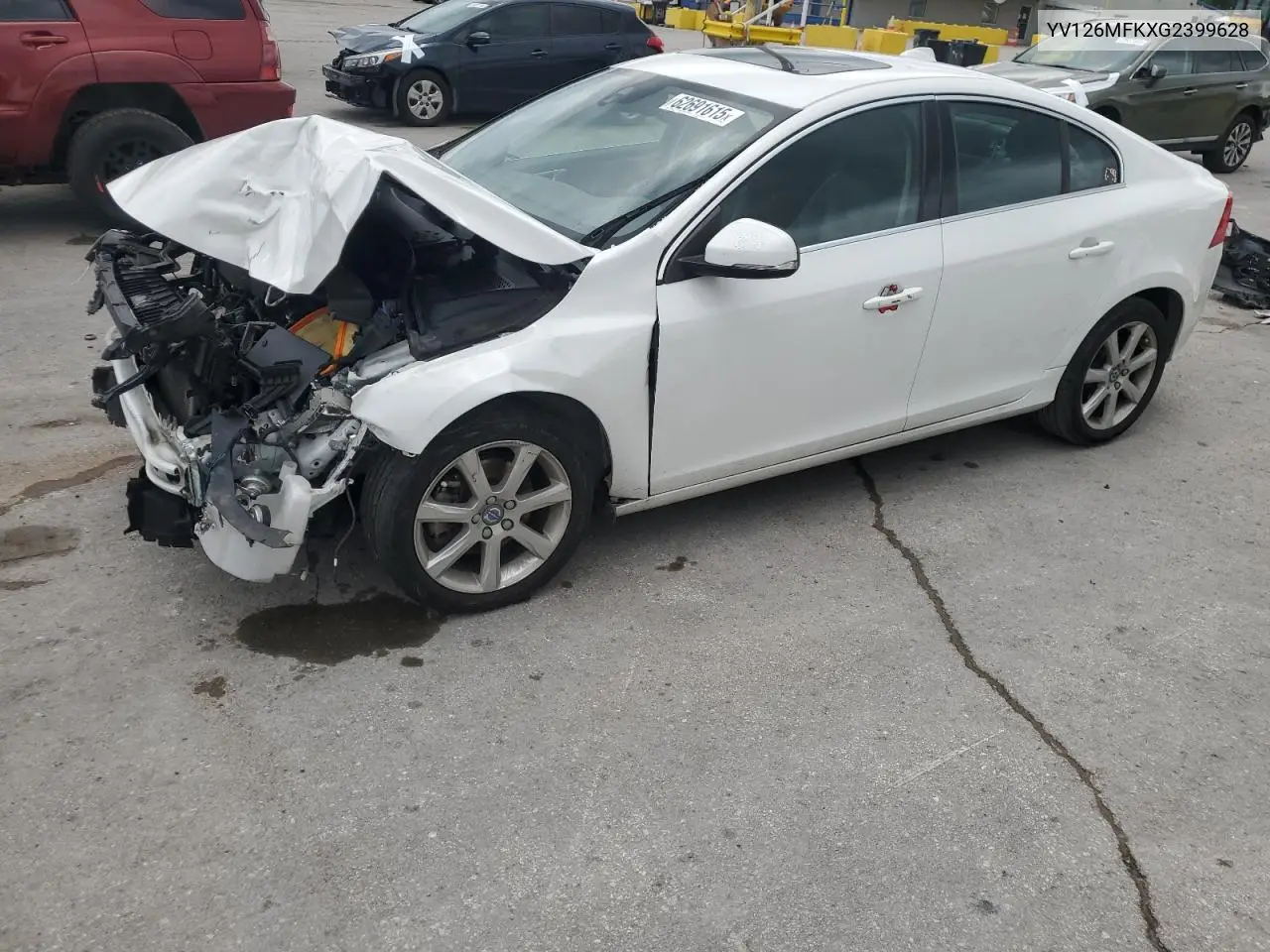 2016 Volvo S60 Premier VIN: YV126MFKXG2399628 Lot: 62691615