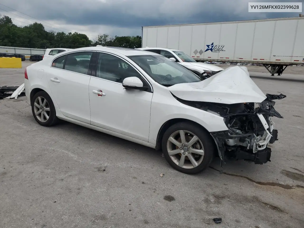 2016 Volvo S60 Premier VIN: YV126MFKXG2399628 Lot: 62691615