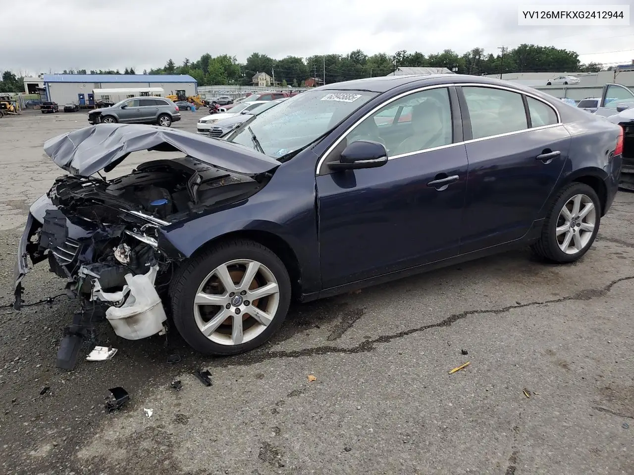 2016 Volvo S60 Premier VIN: YV126MFKXG2412944 Lot: 62945885