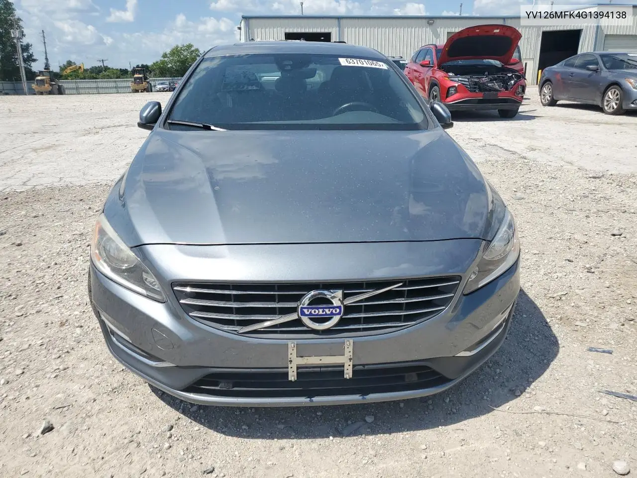 2016 Volvo S60 Premier VIN: YV126MFK4G1394138 Lot: 63701065