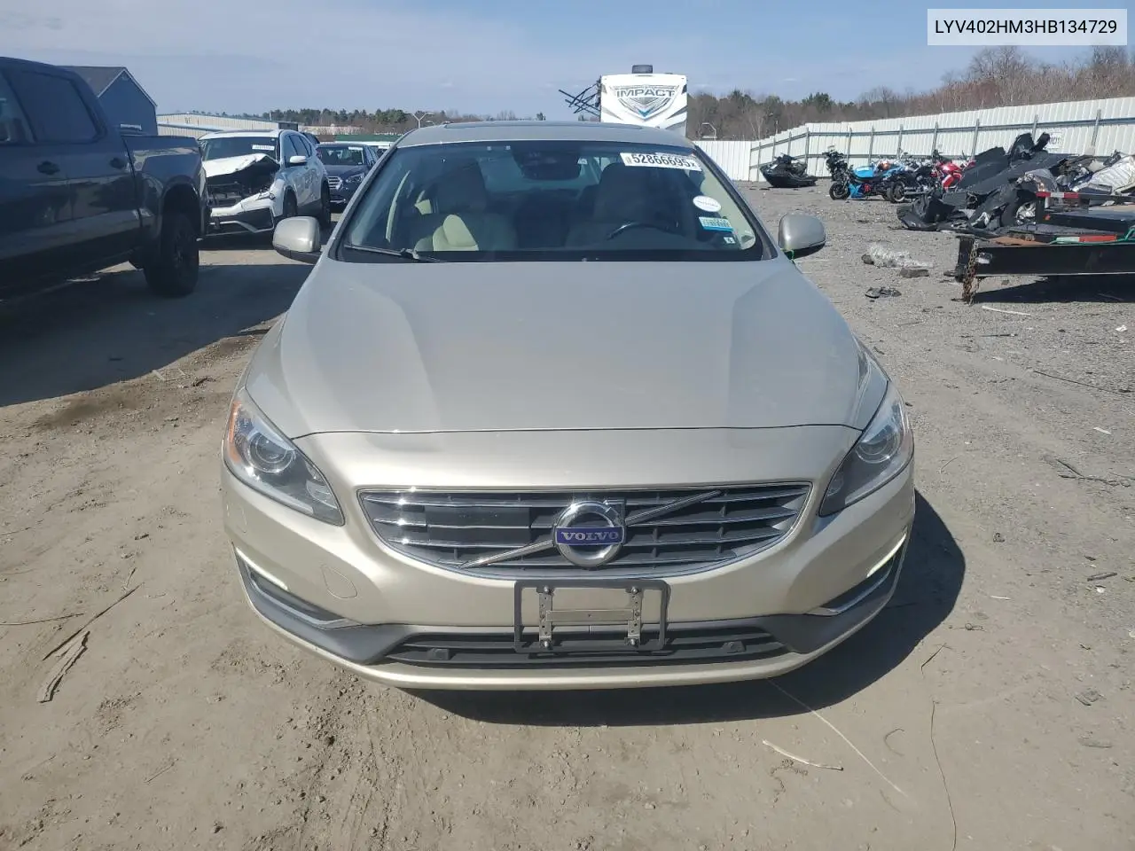 2017 Volvo S60 Platinum VIN: LYV402HM3HB134729 Lot: 52866695