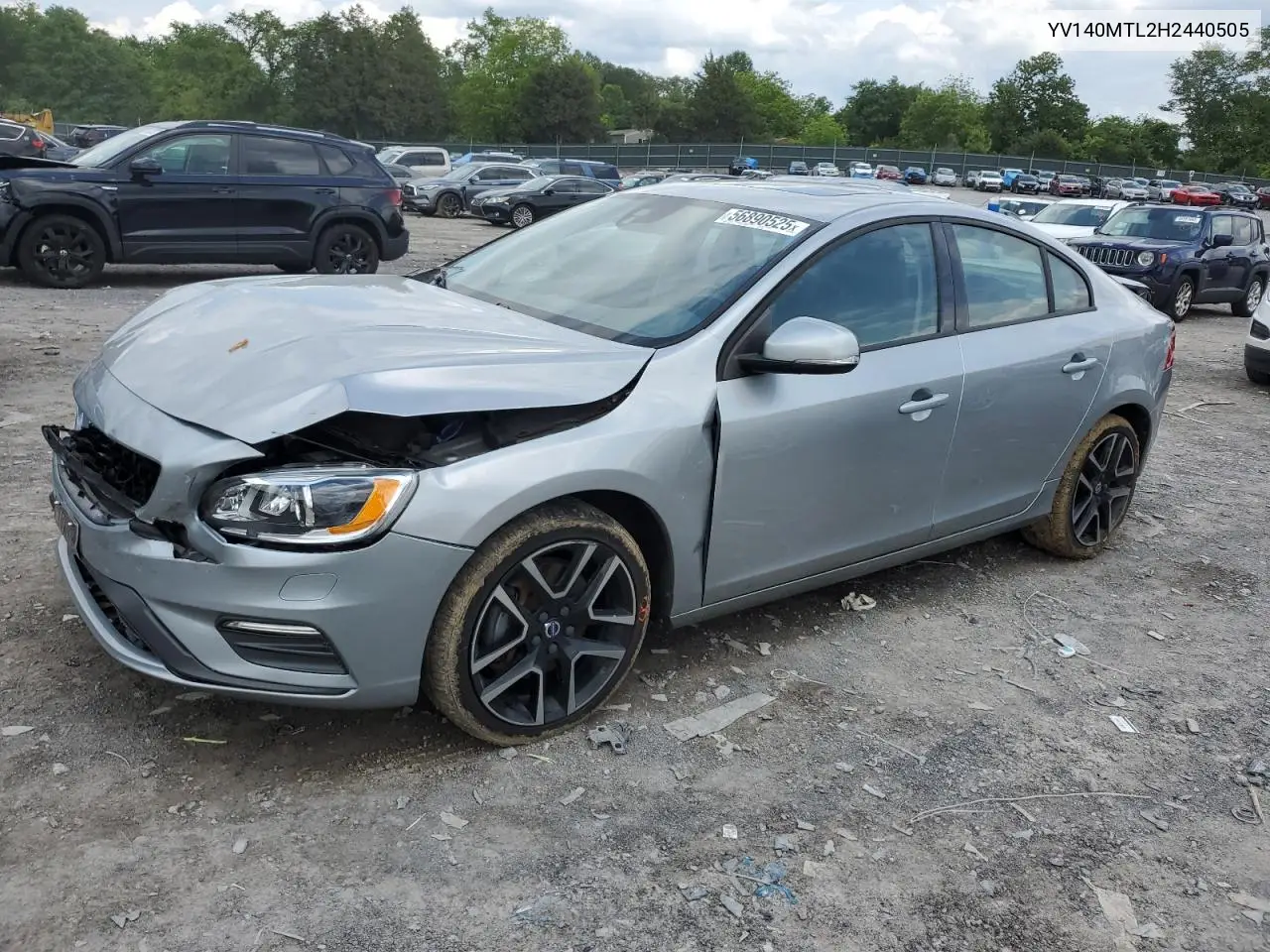 2017 Volvo S60 Dynamic VIN: YV140MTL2H2440505 Lot: 56890525