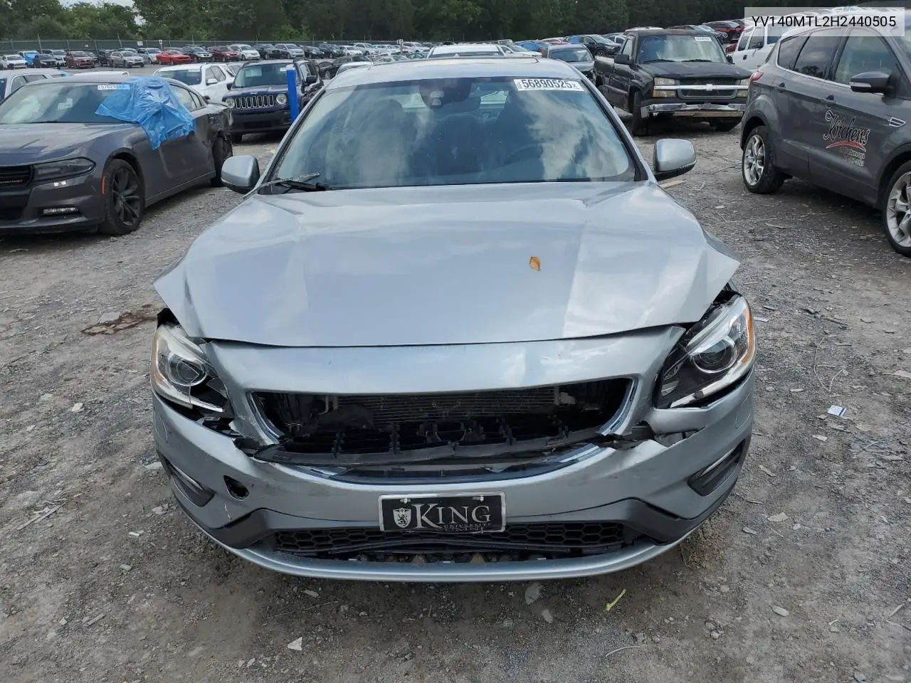 2017 Volvo S60 Dynamic VIN: YV140MTL2H2440505 Lot: 56890525
