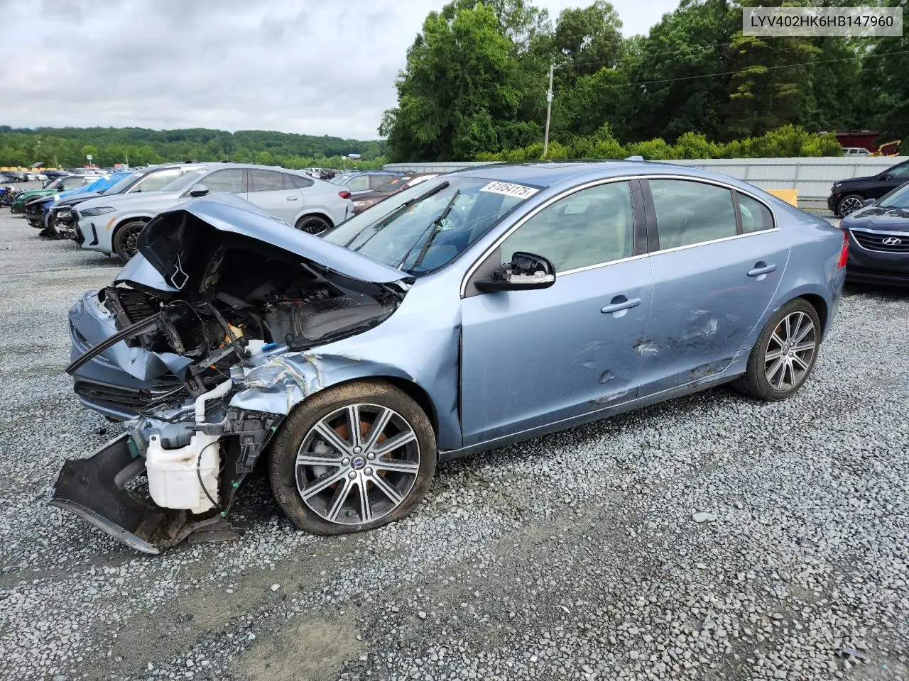2017 Volvo S60 Premier VIN: LYV402HK6HB147960 Lot: 61054175