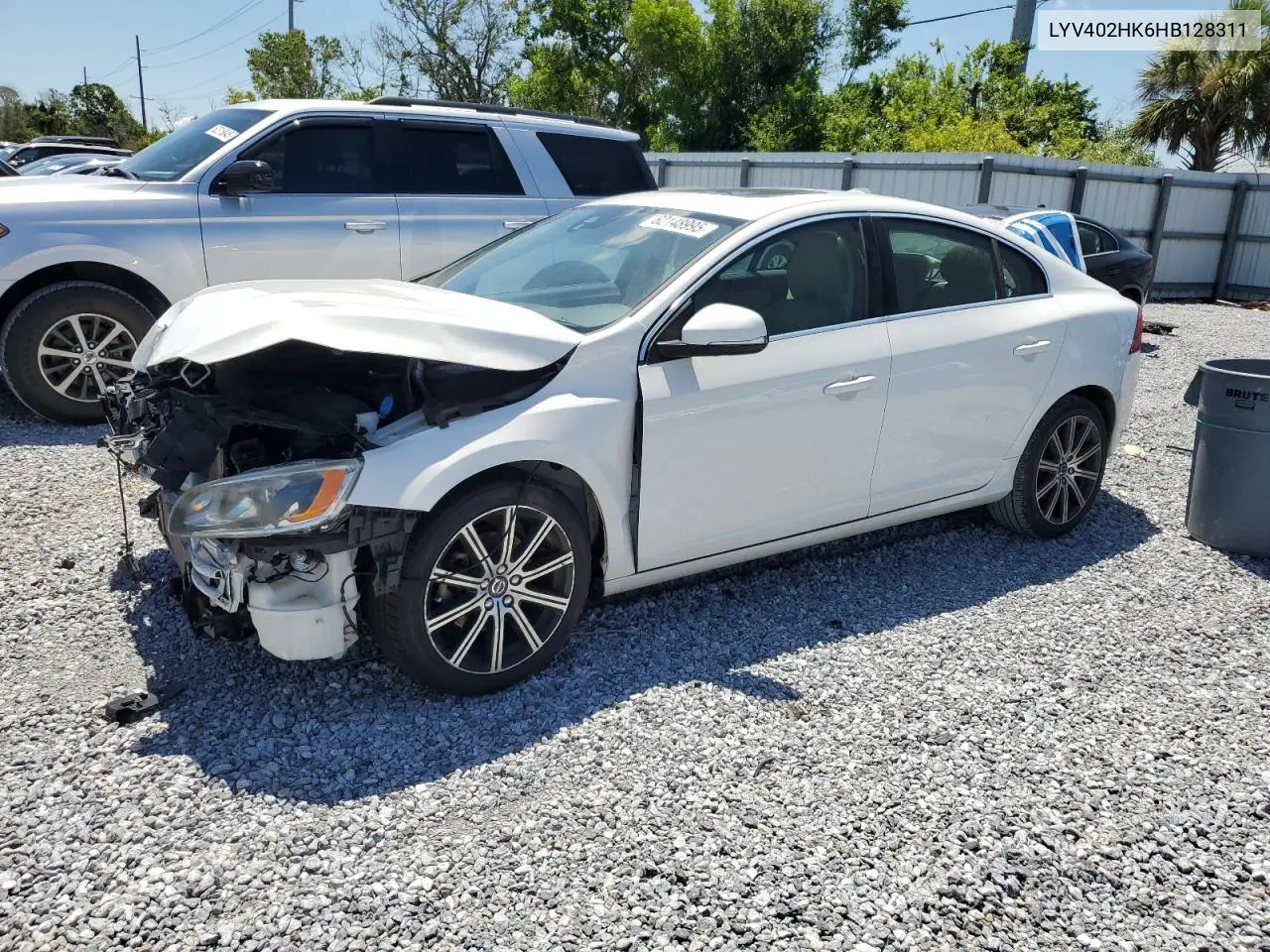 2017 Volvo S60 Premier VIN: LYV402HK6HB128311 Lot: 62148995