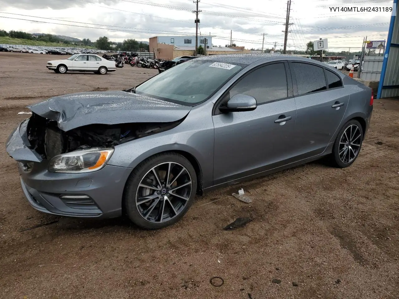 2017 Volvo S60 Dynamic VIN: YV140MTL6H2431189 Lot: 62584225