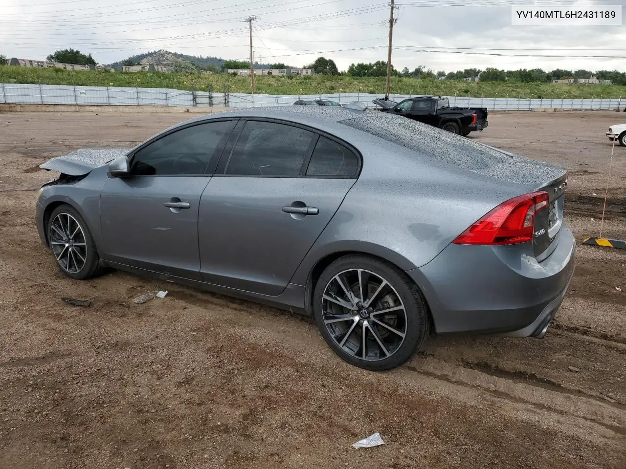 2017 Volvo S60 Dynamic VIN: YV140MTL6H2431189 Lot: 62584225