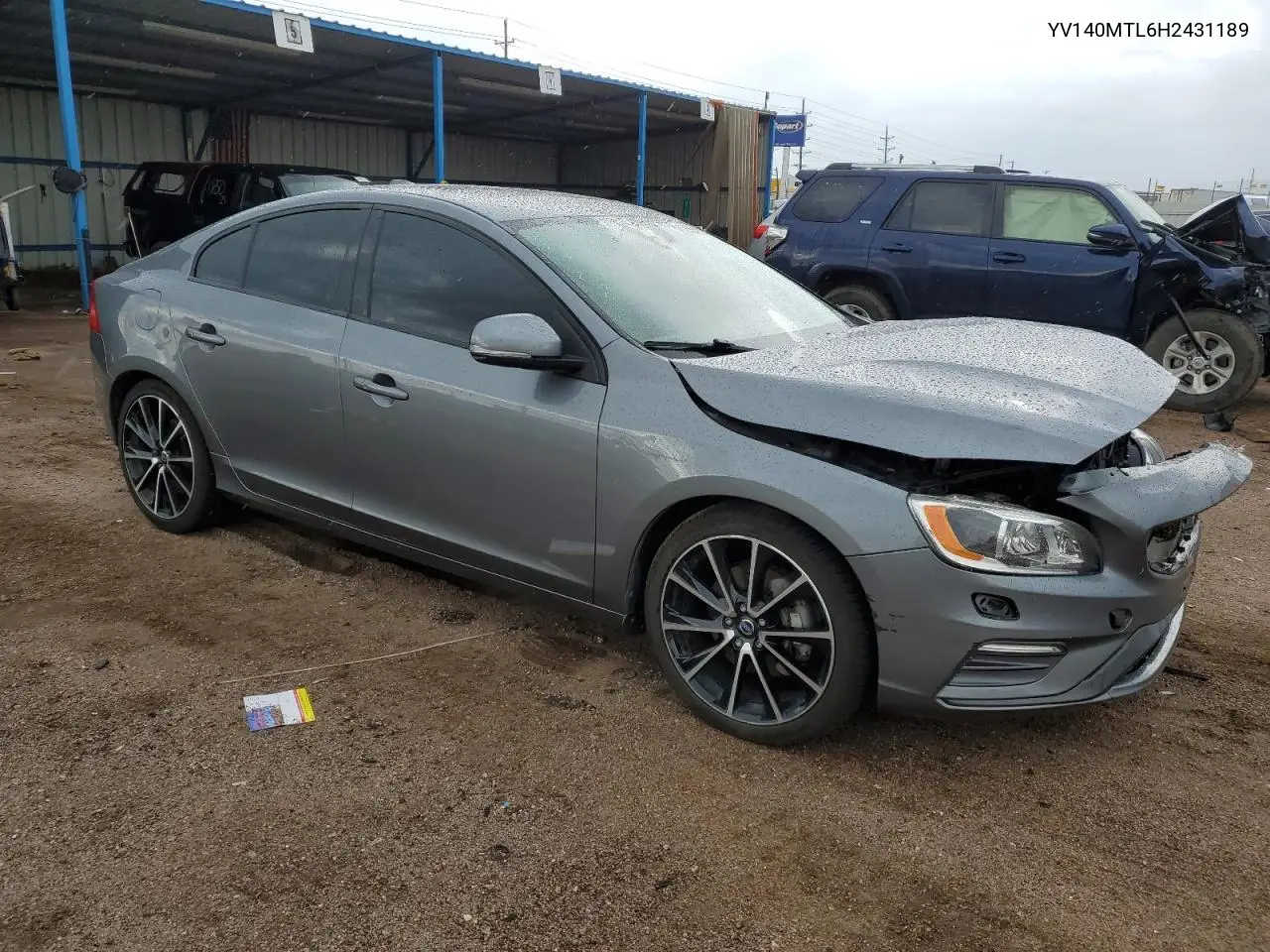 2017 Volvo S60 Dynamic VIN: YV140MTL6H2431189 Lot: 62584225