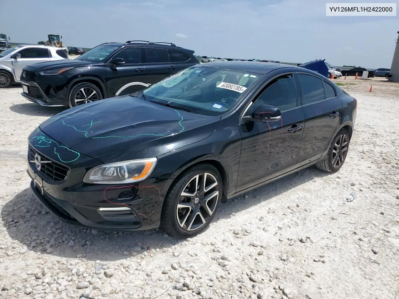 2017 Volvo S60 VIN: YV126MFL1H2422000 Lot: 63082785