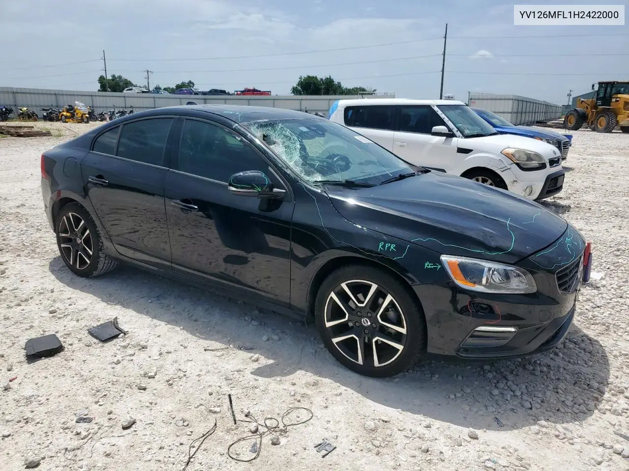 2017 Volvo S60 VIN: YV126MFL1H2422000 Lot: 63082785