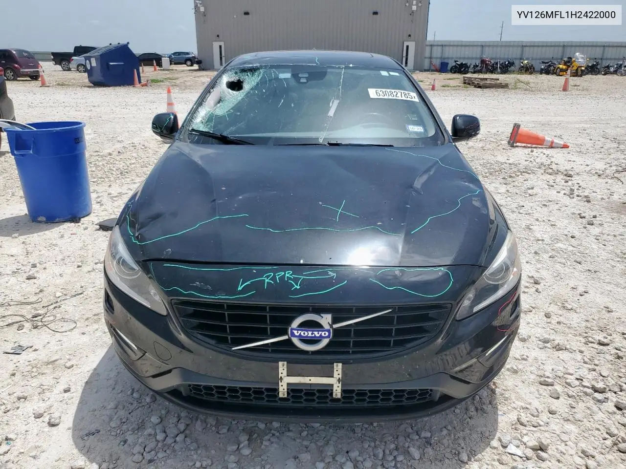 2017 Volvo S60 VIN: YV126MFL1H2422000 Lot: 63082785