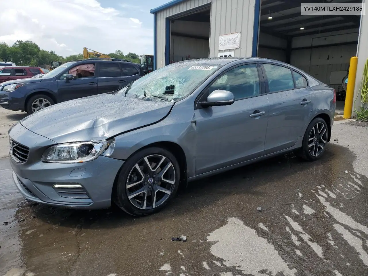 2017 Volvo S60 Dynamic VIN: YV140MTLXH2429185 Lot: 63513695