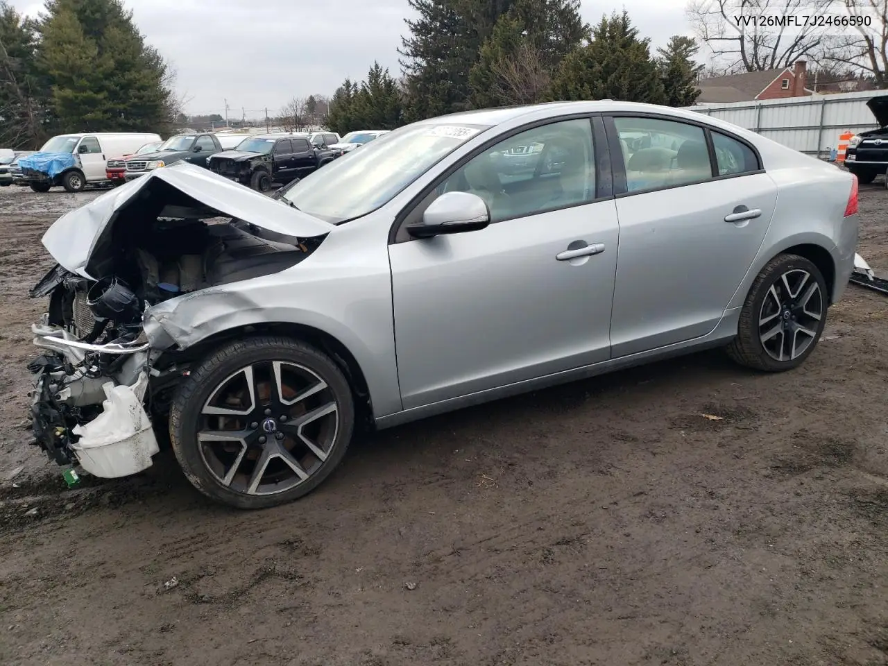 2018 Volvo S60 Dynamic VIN: YV126MFL7J2466590 Lot: 43772255