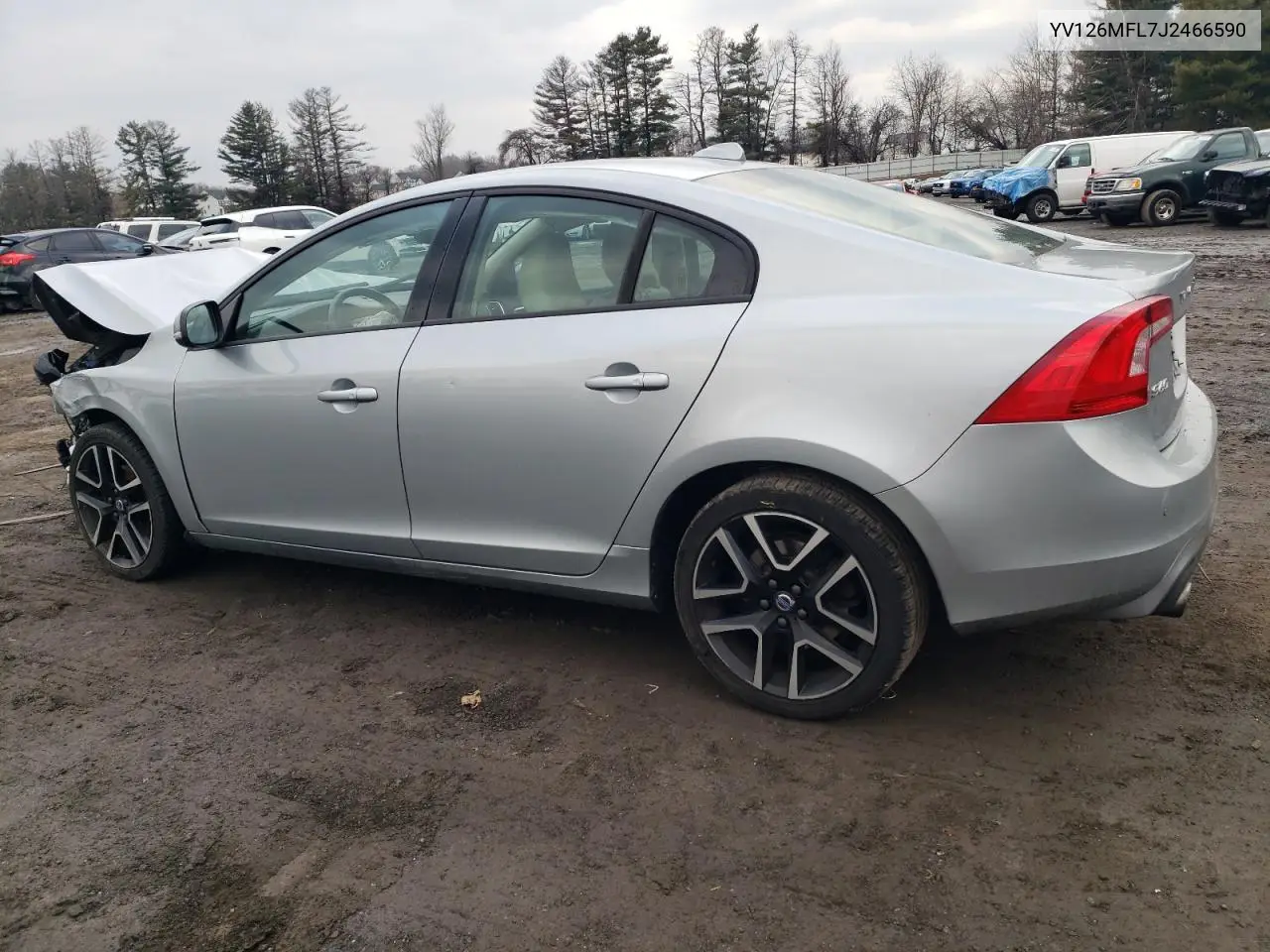 2018 Volvo S60 Dynamic VIN: YV126MFL7J2466590 Lot: 43772255