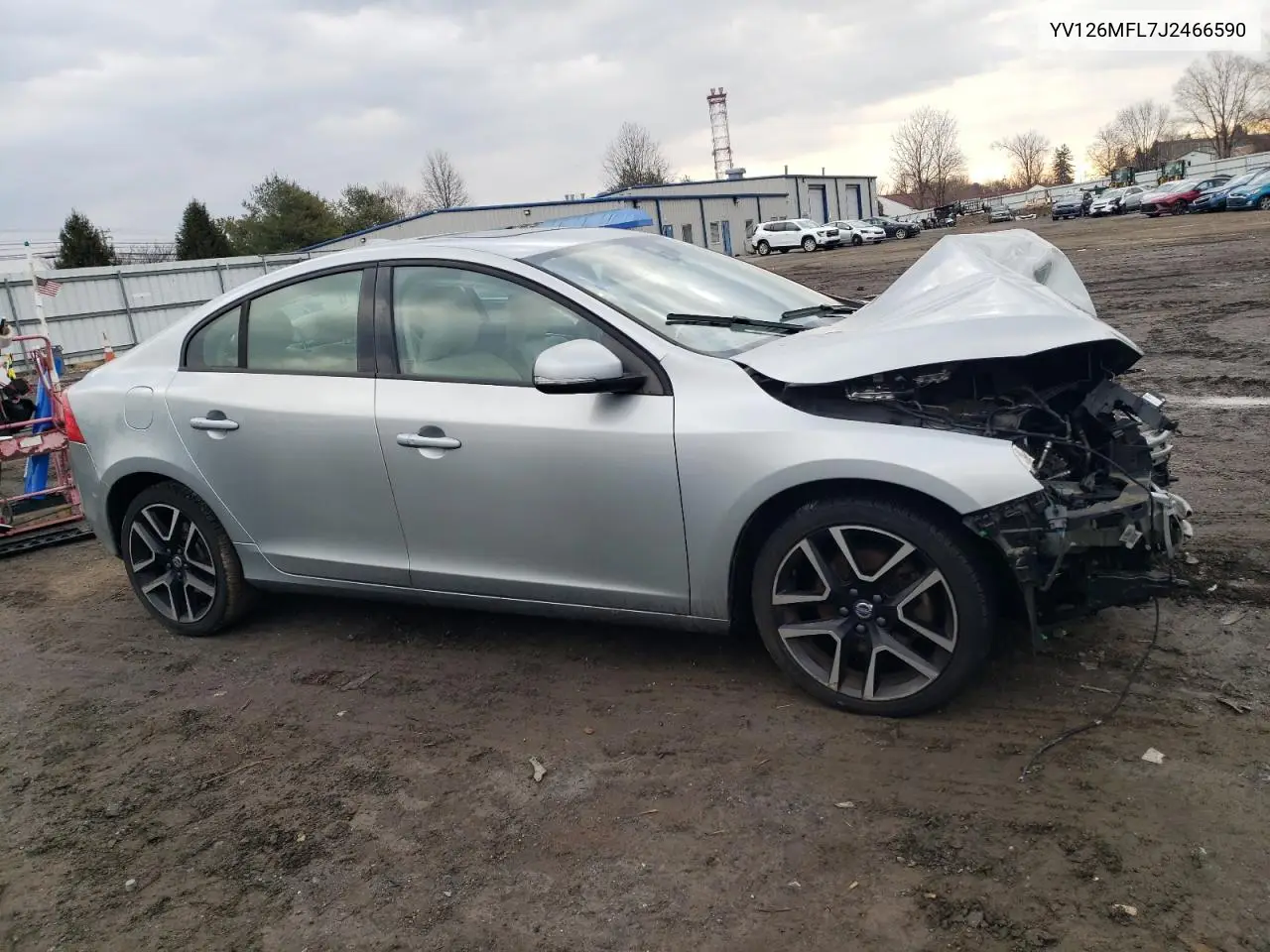 2018 Volvo S60 Dynamic VIN: YV126MFL7J2466590 Lot: 43772255