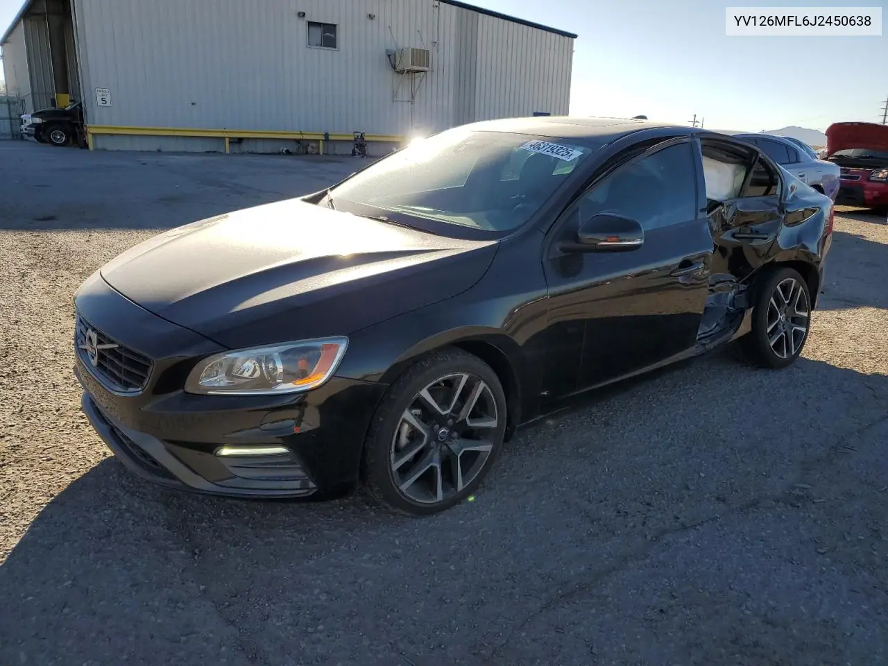 2018 Volvo S60 Dynamic VIN: YV126MFL6J2450638 Lot: 46319325