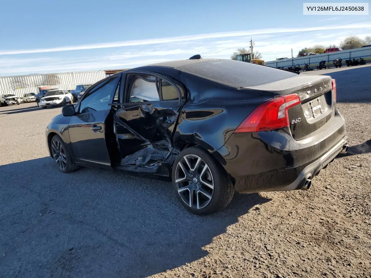 2018 Volvo S60 Dynamic VIN: YV126MFL6J2450638 Lot: 46319325