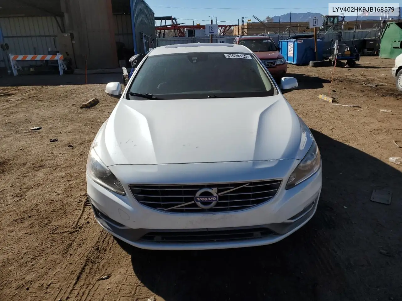 2018 Volvo S60 Premier VIN: LYV402HK9JB168579 Lot: 47094155