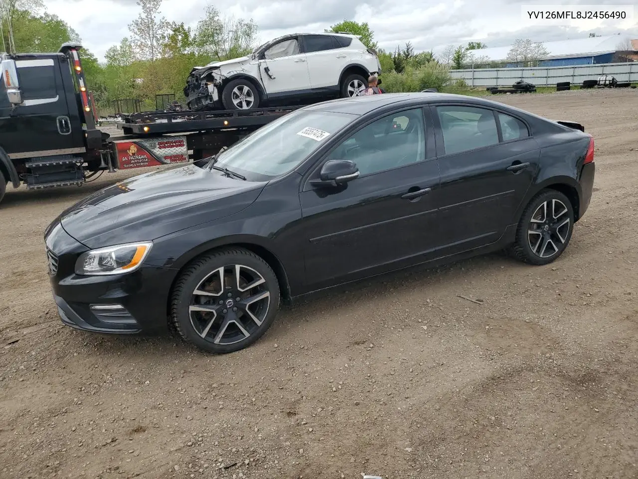 2018 Volvo S60 Dynamic VIN: YV126MFL8J2456490 Lot: 56557475