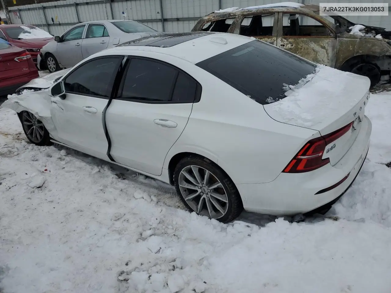 2019 Volvo S60 T6 Momentum VIN: 7JRA22TK3KG013053 Lot: 41491605