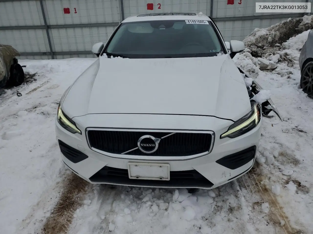 2019 Volvo S60 T6 Momentum VIN: 7JRA22TK3KG013053 Lot: 41491605
