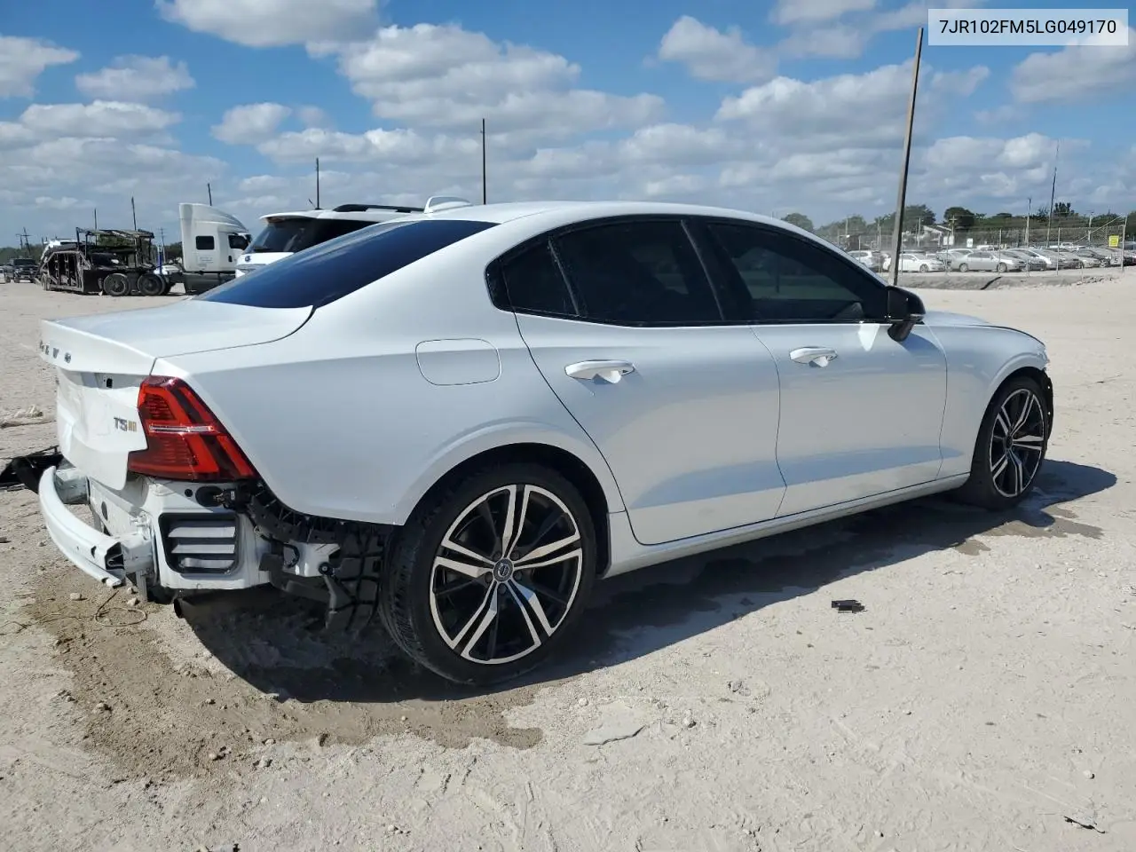 2020 Volvo S60 T5 R-Design VIN: 7JR102FM5LG049170 Lot: 43766205