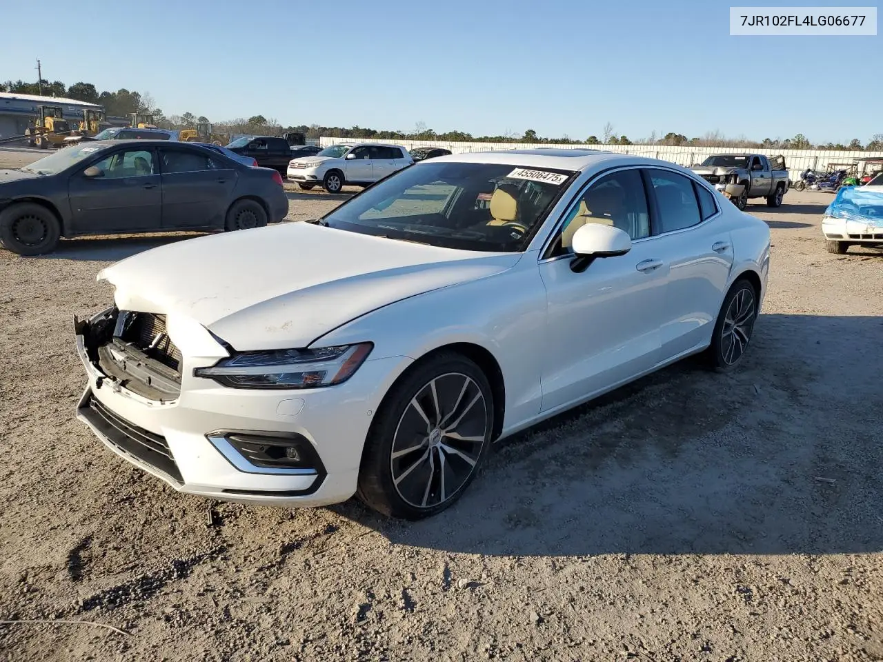 2020 Volvo S60 T5 Inscription VIN: 7JR102FL4LG06677 Lot: 45506475