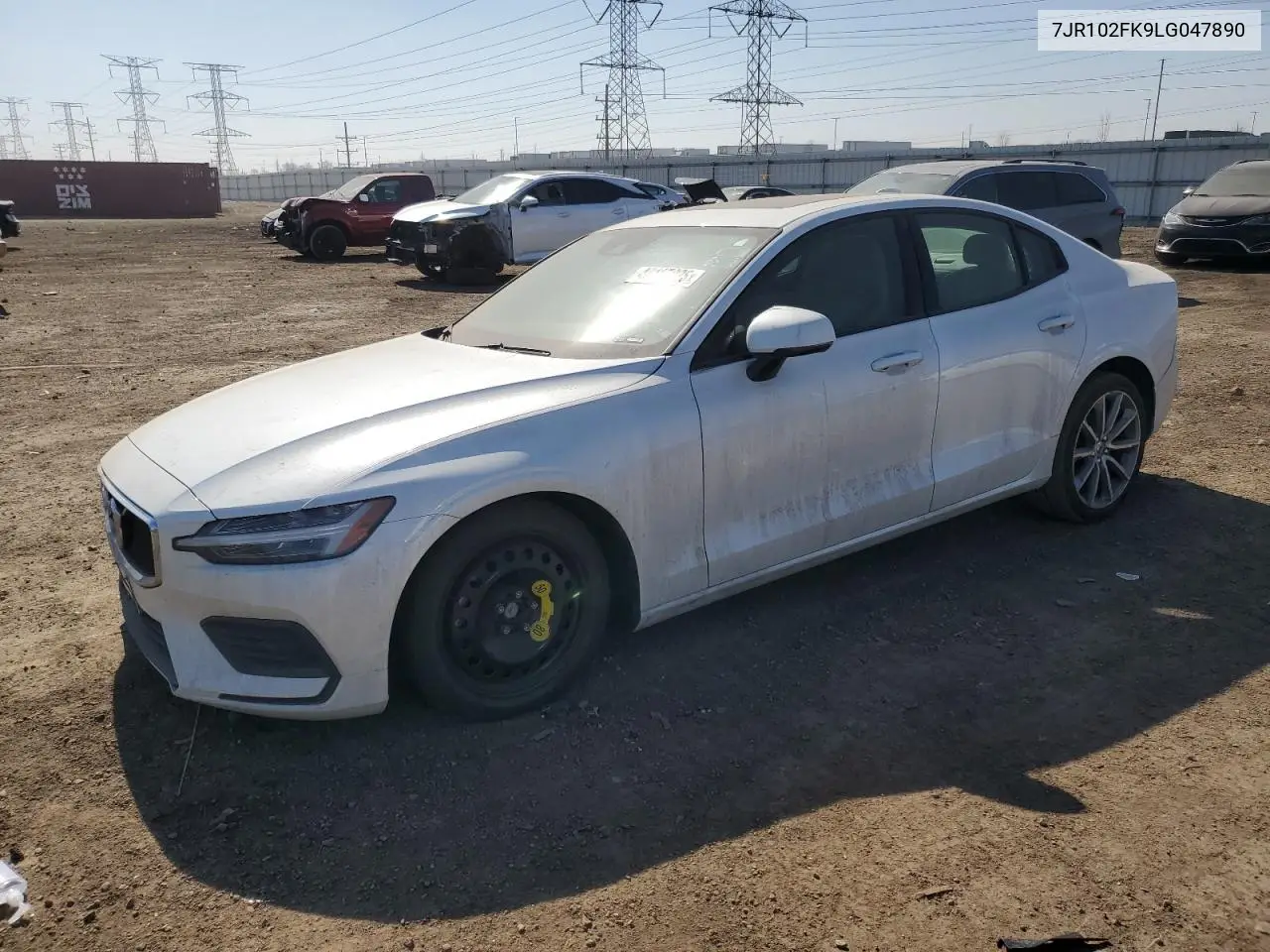 2020 Volvo S60 T5 Momentum VIN: 7JR102FK9LG047890 Lot: 48197025