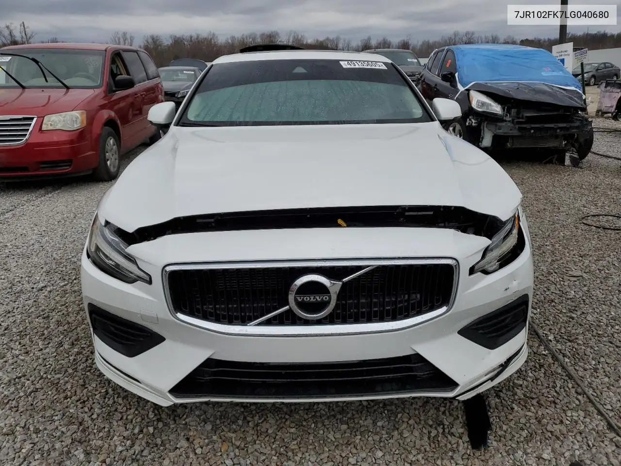 2020 Volvo S60 T5 Momentum VIN: 7JR102FK7LG040680 Lot: 49135605