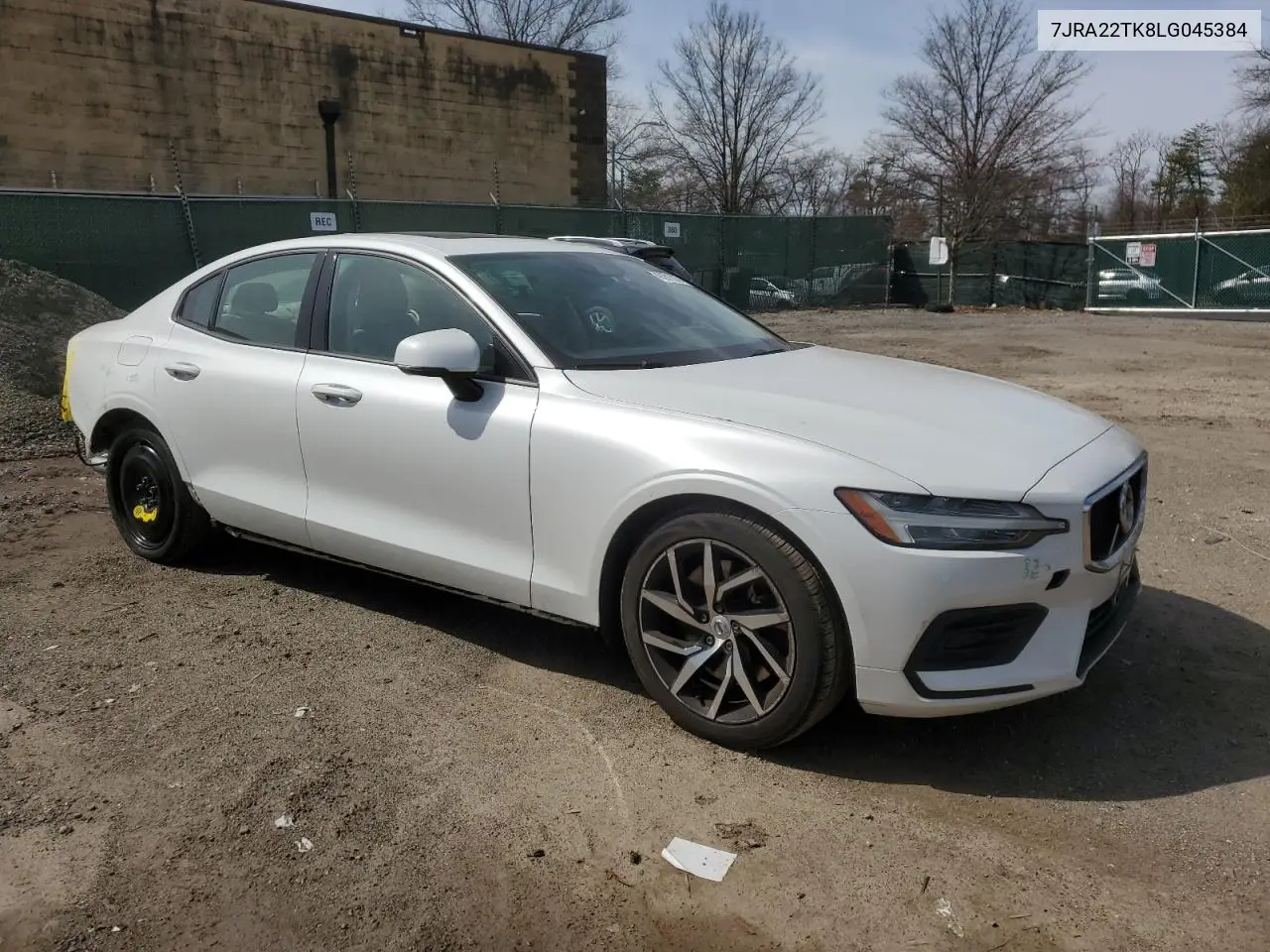 2020 Volvo S60 T6 Momentum VIN: 7JRA22TK8LG045384 Lot: 49281875