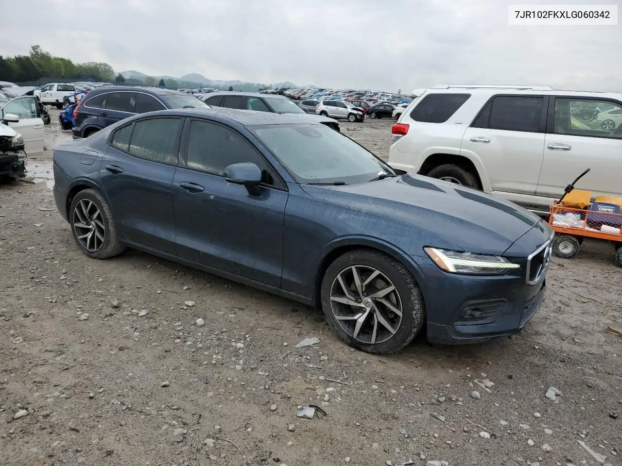 2020 Volvo S60 T5 Momentum VIN: 7JR102FKXLG060342 Lot: 49871655