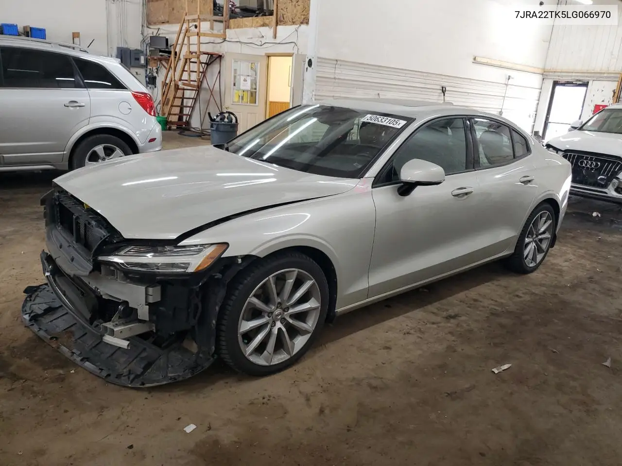 2020 Volvo S60 T6 Momentum VIN: 7JRA22TK5LG066970 Lot: 50633105