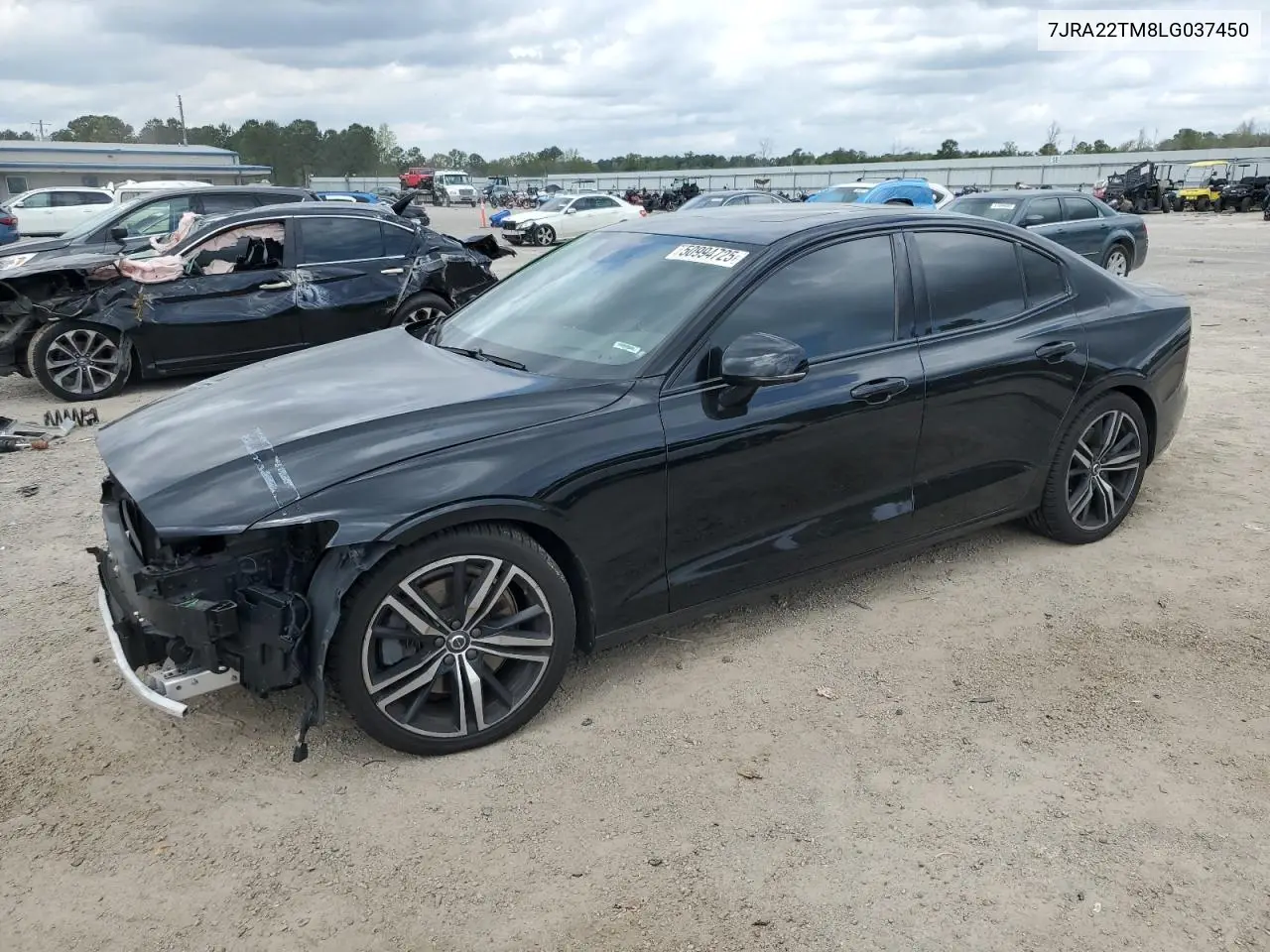 2020 Volvo S60 T6 R-Design VIN: 7JRA22TM8LG037450 Lot: 50994725