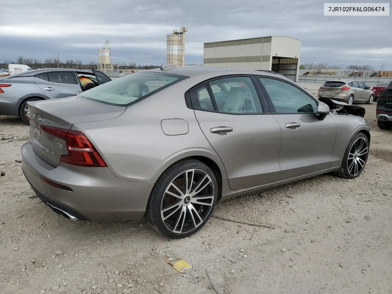 2020 Volvo S60 T5 Momentum VIN: 7JR102FK6LG064744 Lot: 51280685
