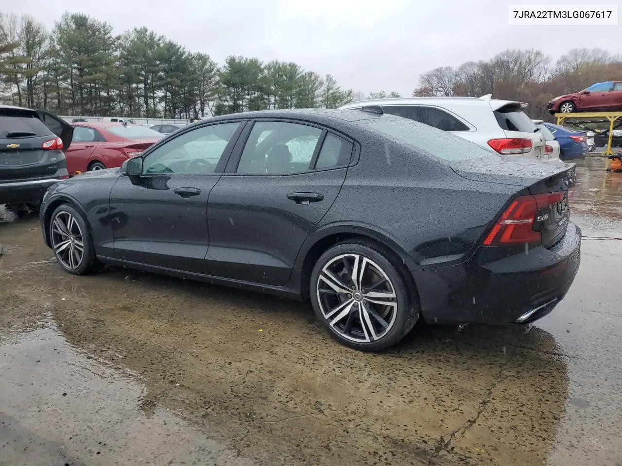 2020 Volvo S60 T6 R-Design VIN: 7JRA22TM3LG067617 Lot: 51293655