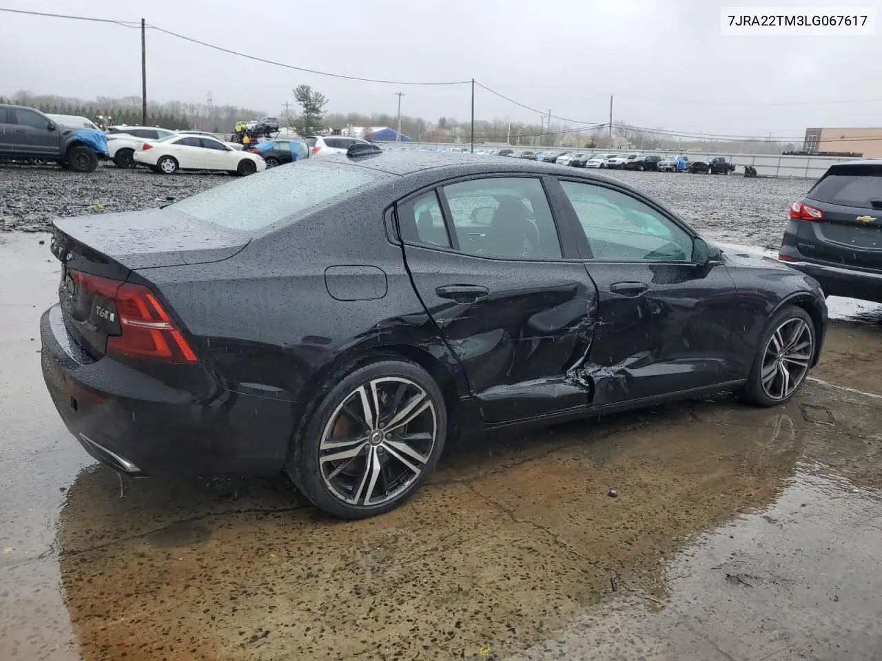 2020 Volvo S60 T6 R-Design VIN: 7JRA22TM3LG067617 Lot: 51293655