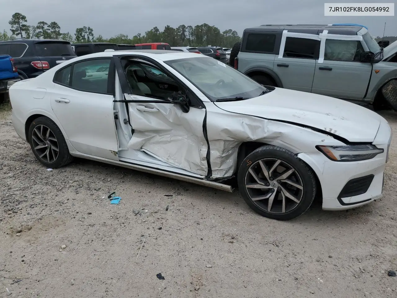 2020 Volvo S60 T5 Momentum VIN: 7JR102FK8LG054992 Lot: 51495235