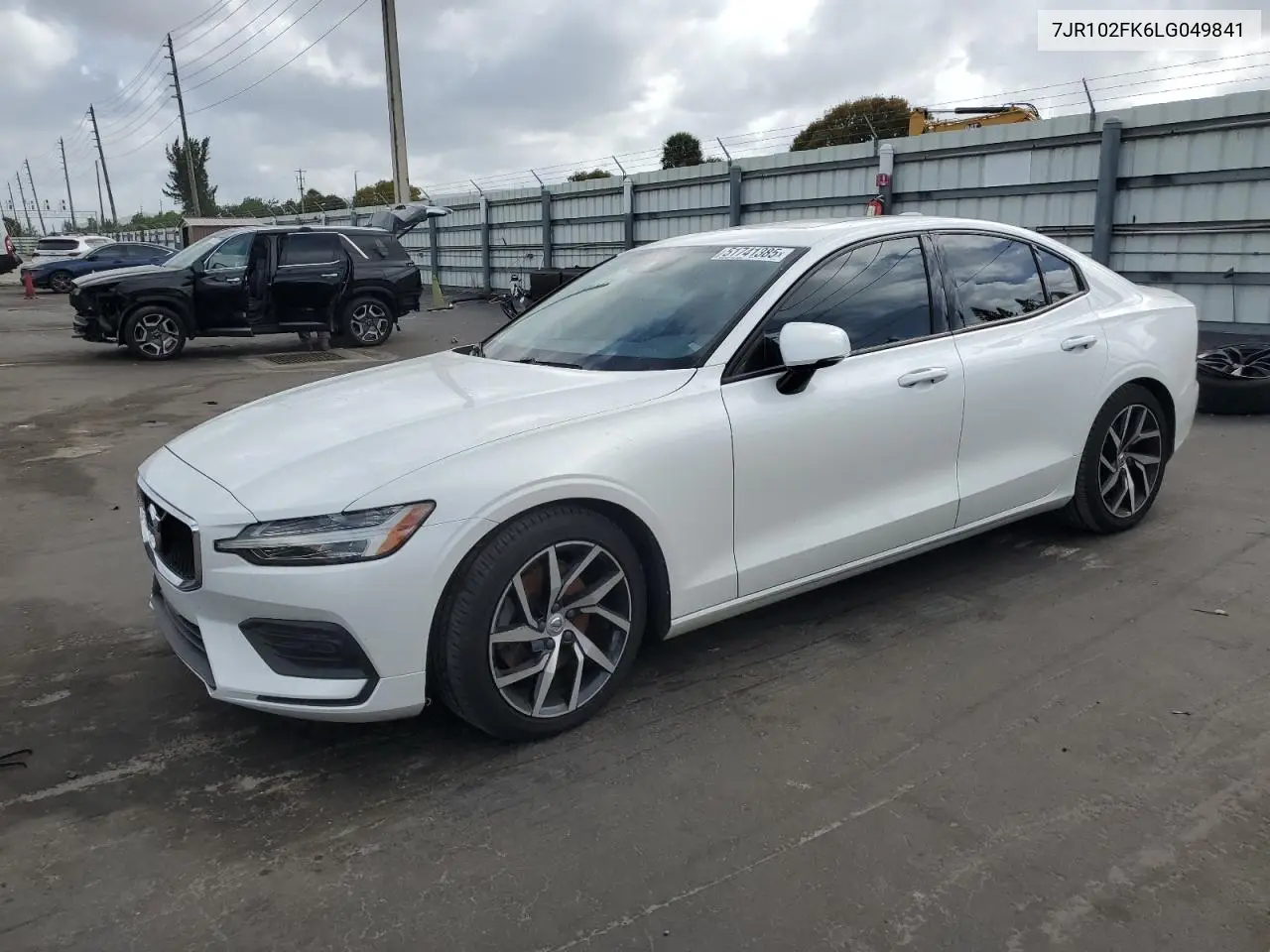 2020 Volvo S60 T5 Momentum VIN: 7JR102FK6LG049841 Lot: 51741385