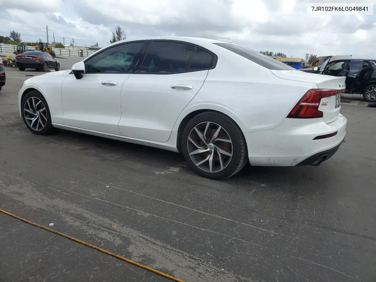 2020 Volvo S60 T5 Momentum VIN: 7JR102FK6LG049841 Lot: 51741385
