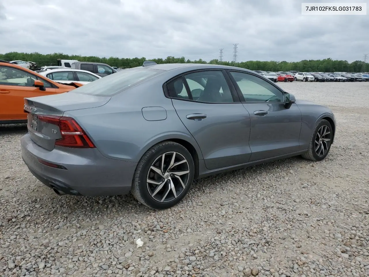 2020 Volvo S60 T5 Momentum VIN: 7JR102FK5LG031783 Lot: 52956395
