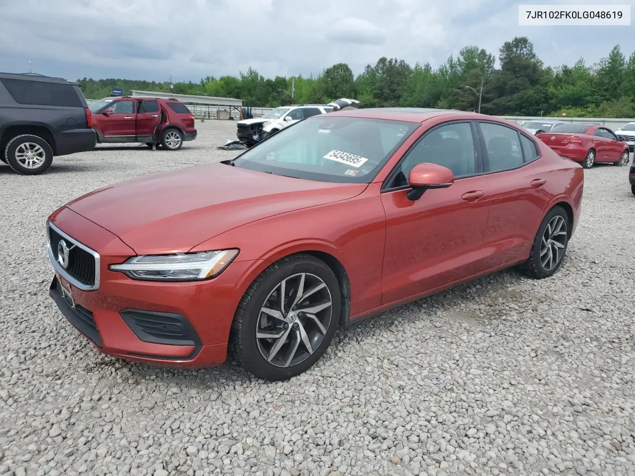 2020 Volvo S60 T5 Momentum VIN: 7JR102FK0LG048619 Lot: 54345695